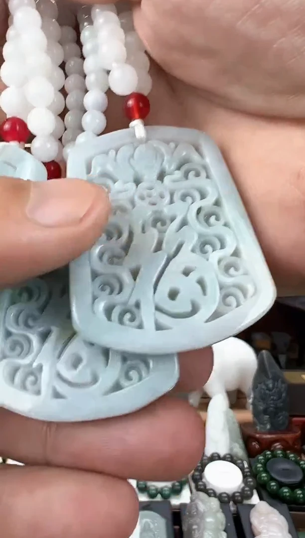 【闪购商品】翡翠颈饰未镶嵌福牌多样性发货拍一发一