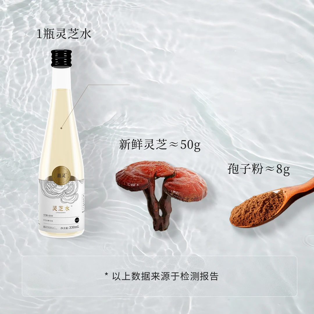 亿芝堂灵芝水灵芝发酵饮料健康养生植物饮料330ml/瓶【顺丰包邮】