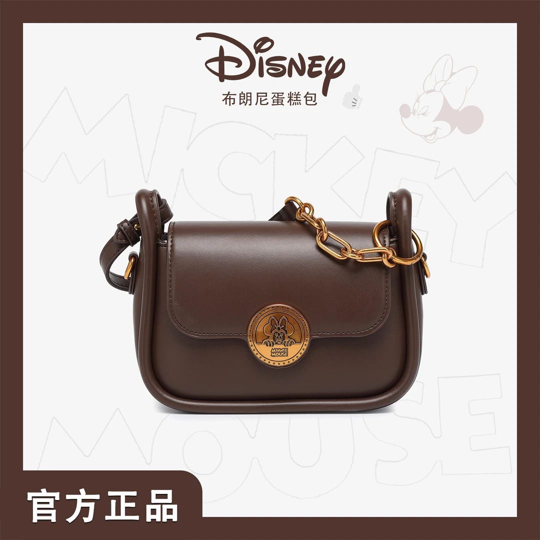 Disney/迪士尼布朗尼蛋糕包新款百搭单肩斜挎包女时尚