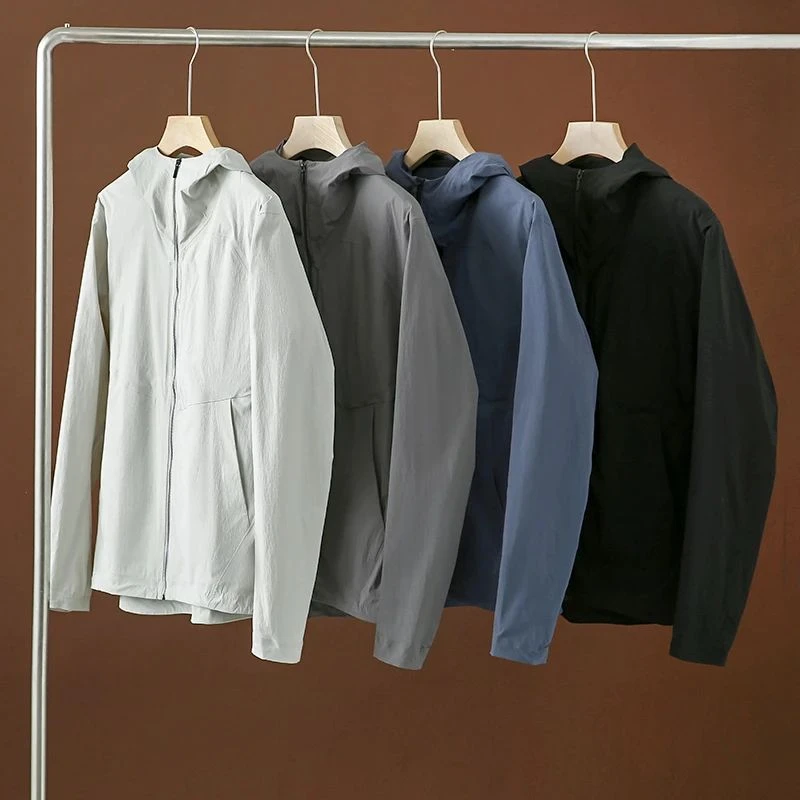 【小吴言】24男士新款户外连帽防风防水商务休闲夹克外套