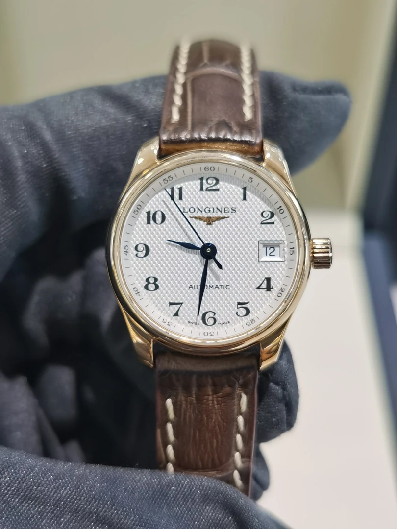 95新 Longines/浪琴 名匠L2.128.8.78.3自动机械26表径玫瑰金全套