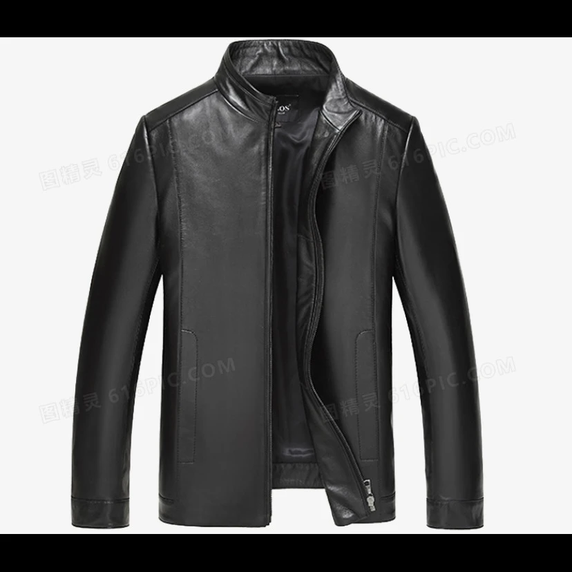 男士休闲商务真皮皮衣库存样衣微瑕疵已直播间为准盲拍不发货