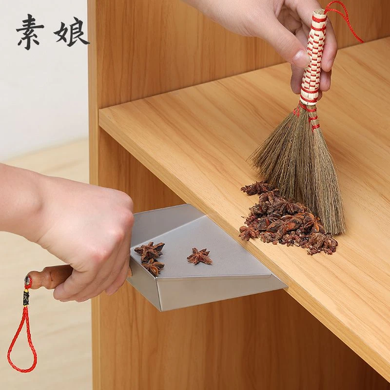 迷你桌面小扫把簸箕清洁儿童扫帚垃圾铲扫桌子灰尘