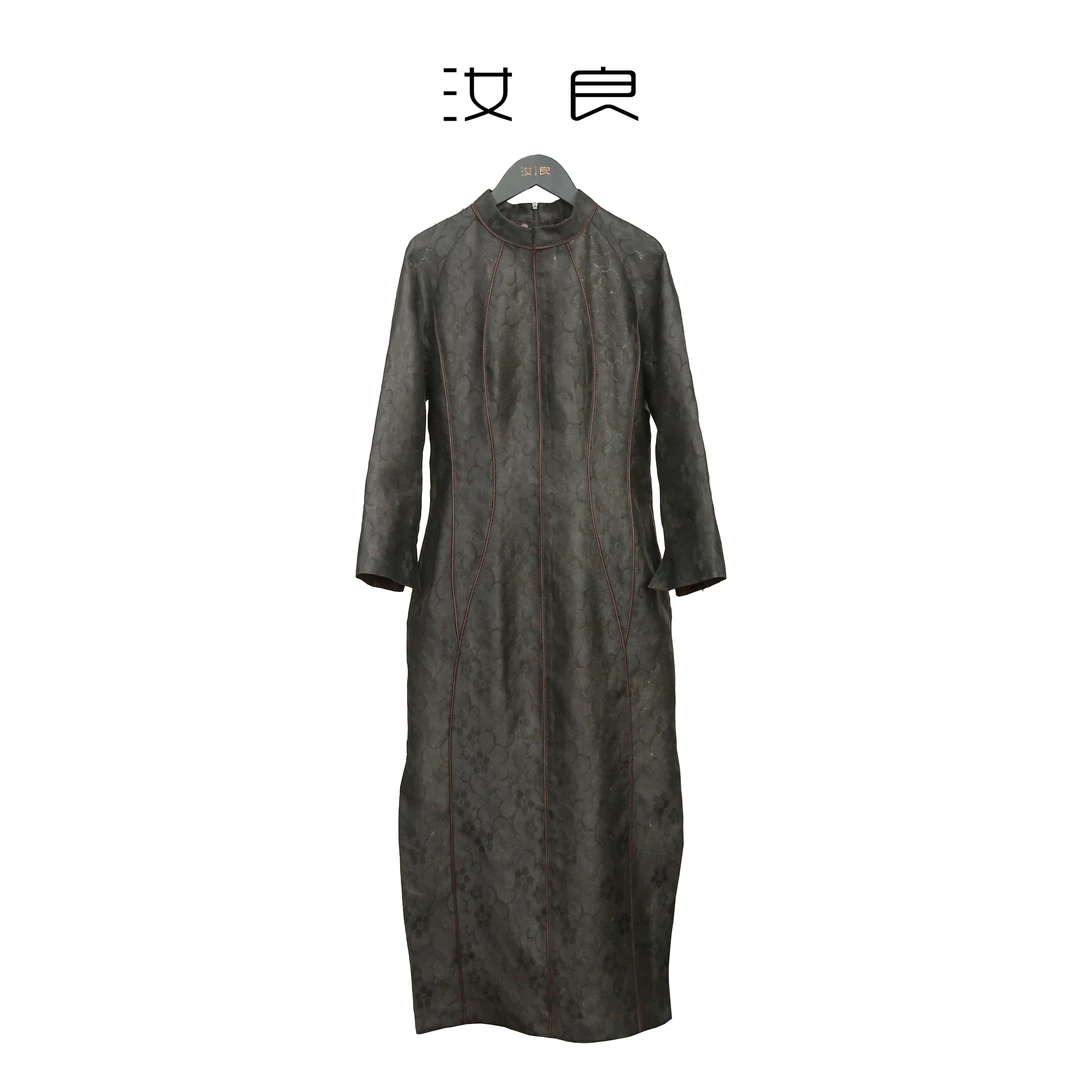 四经美人鱼连衣裙