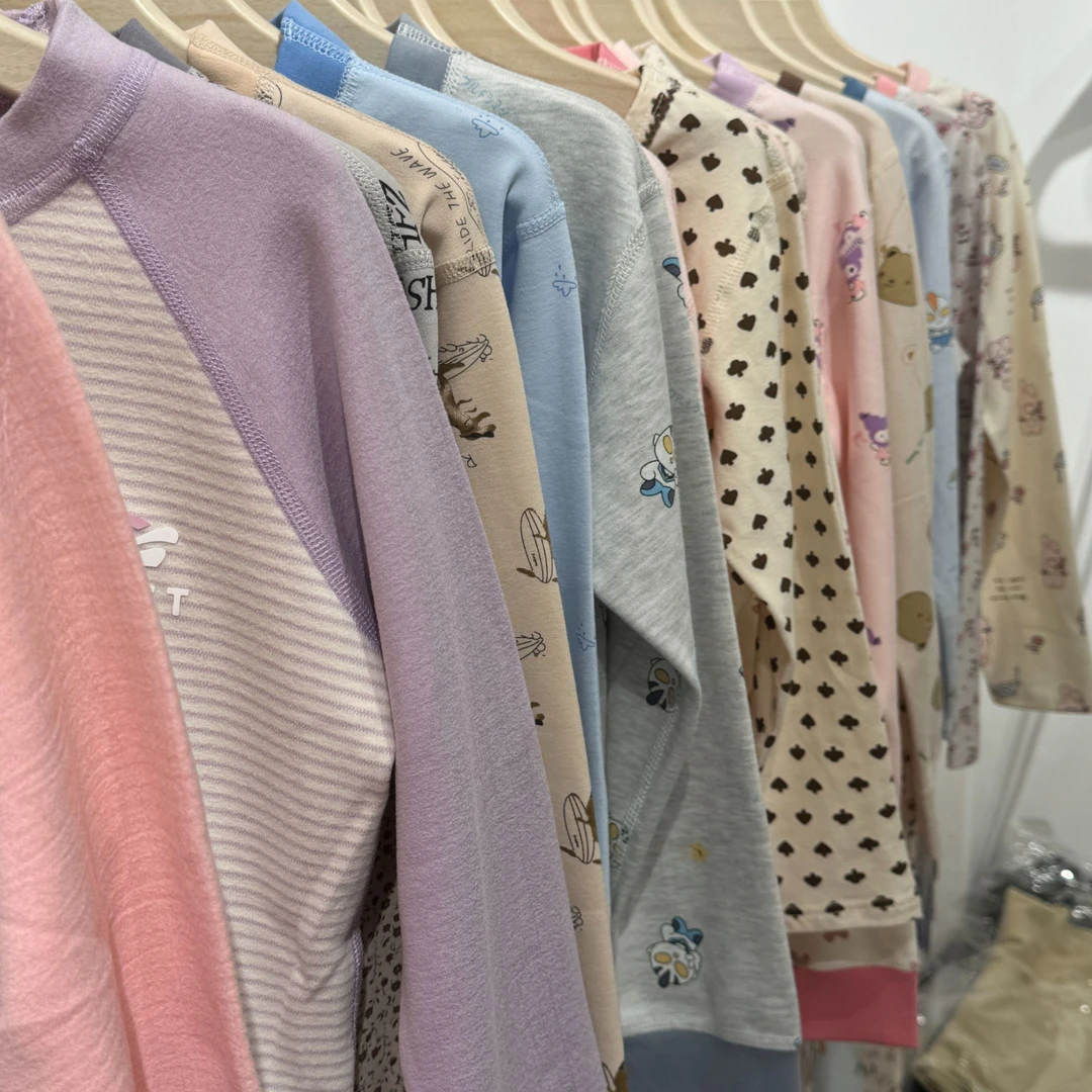 儿童秋衣套装春秋男女童内衣宝宝精梳棉睡衣秋衣秋裤