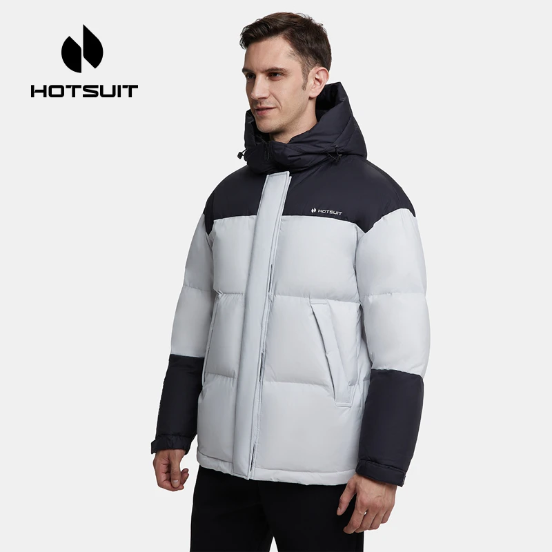 hotsuit后秀羽绒服男士2023冬新款保暖防风连帽短款运动外套