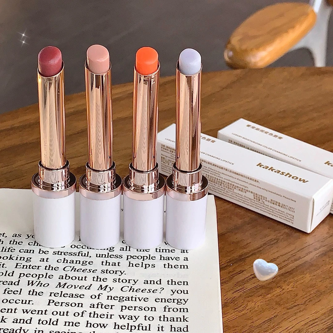 kakashow奢宠滋润变色唇膏轻薄滋润护唇显色ins风伪素颜变色唇膏