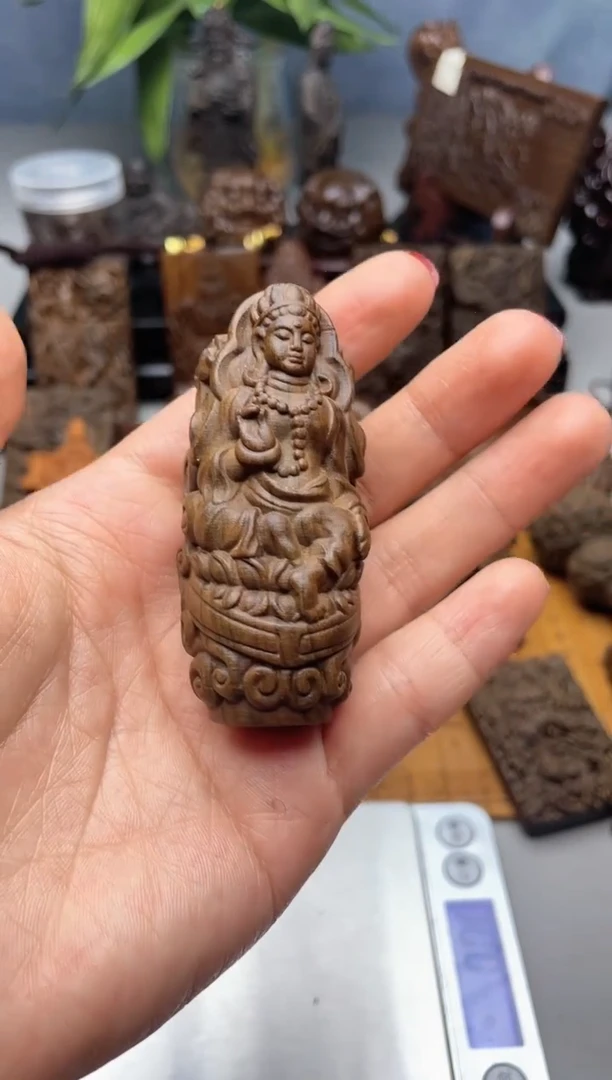 【闪购商品】香木莲花观音无相佛13.88