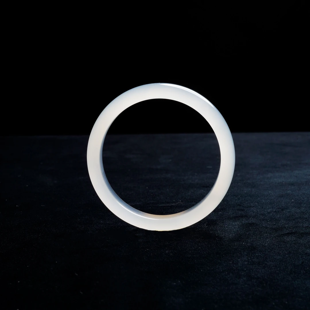 【白月光】白冰白月光玛瑙手镯 高冰透帝王透手镯 [多样性发一]