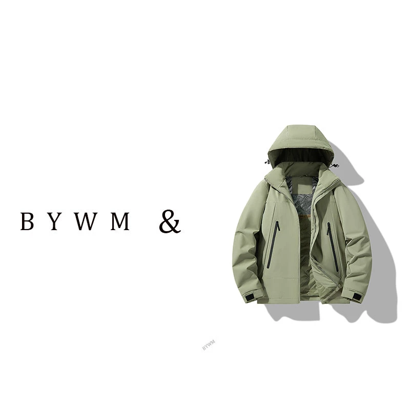 秋冬新款男女同款户外舒适百搭休闲运动冲锋衣棉服RLS 9958