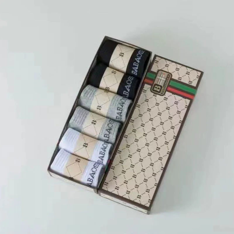 情侣款四季透气百搭中筒运动袜 FJ 1127