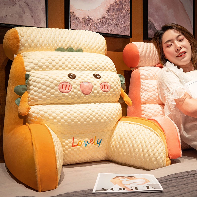 床头软包大靠背沙发靠垫枕头床上看书床靠护腰垫靠枕睡觉抱枕新款