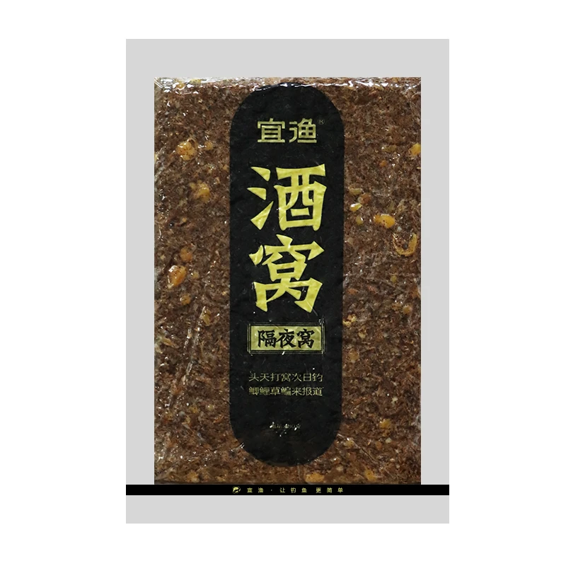 宜渔五粮酒窝 隔夜窝 酒糟菜籽饼打窝料 480克/袋