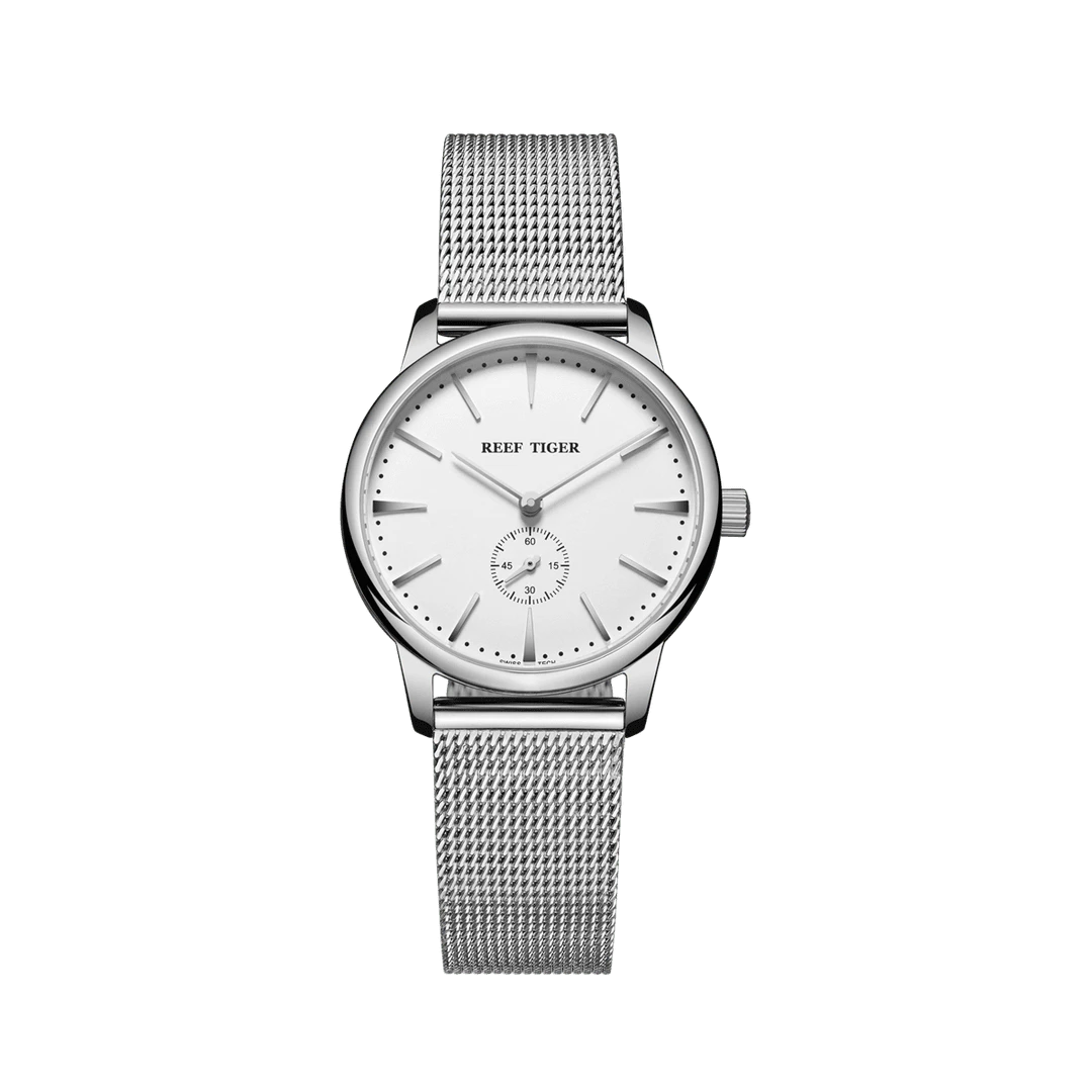 REEF TIGER/瑞夫泰格小众石英对表经典系列复古情侣腕表男女手表