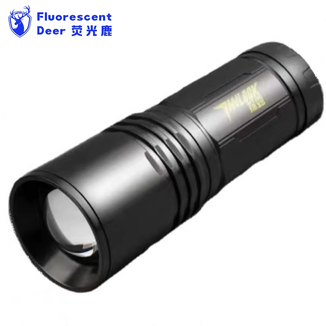 夜钓灯钓鱼灯紫光台钓超亮鱼灯大功率充电蓝光手电筒强光200W夜光