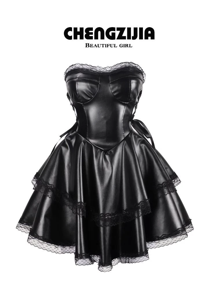 2025辣妹连衣裙春夏短款设计感小个子短裙