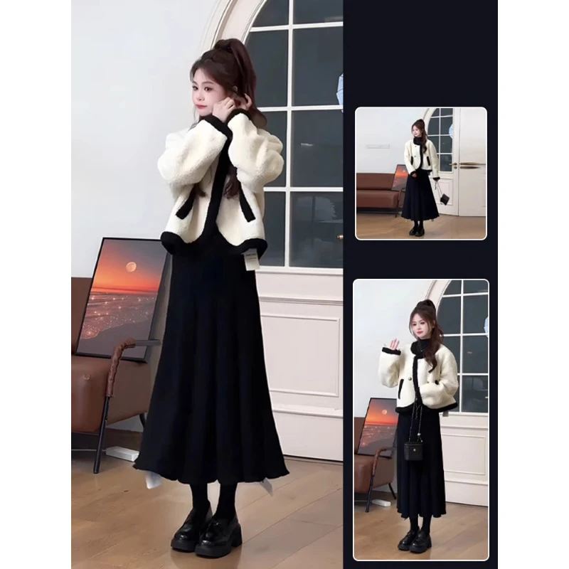 套装裙气质韩版高级感春秋2025新款独特绝美时尚小香风上衣两件套