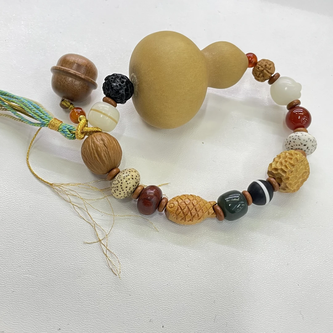 葫芦双圈鱼鱼单圈手串A254 dj