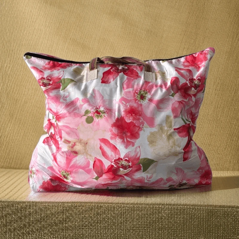 大容量收纳袋时尚防尘手提包搬家特大行李袋衣物防尘被子收纳整理