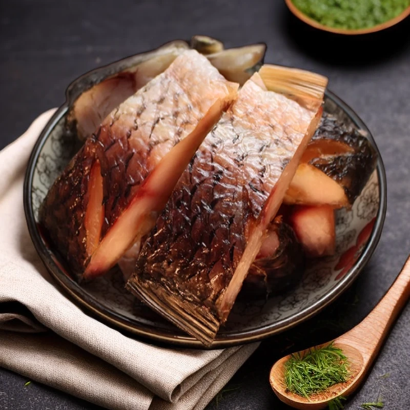湖南湖北特产晒干特色风干大腊鱼干淡水鲜香草鱼咸鱼农家腊鱼E26