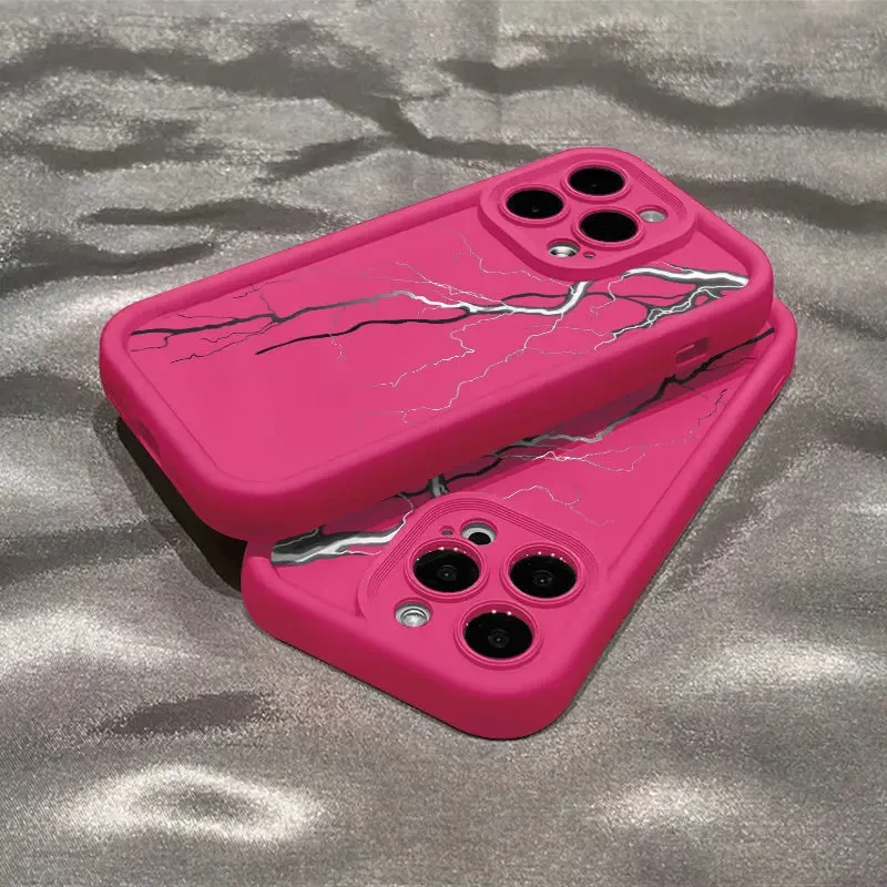 闪电iPhone15手机壳苹果14/13/12/11promax卡通xs/xr全包7/8p新xs