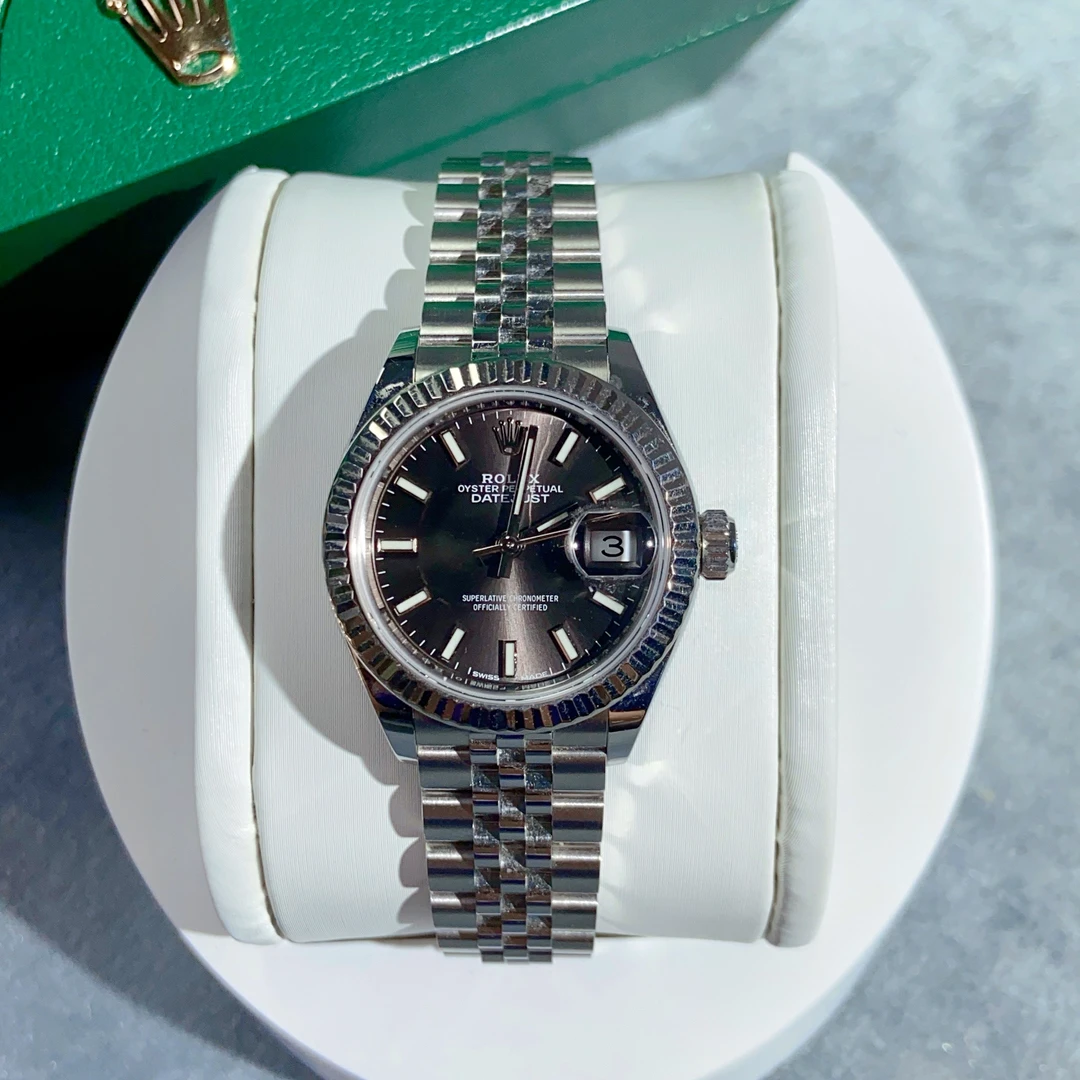 99新 Rolex/劳力士 日志系列/女表/自动机械/灰盘/279174/28mm