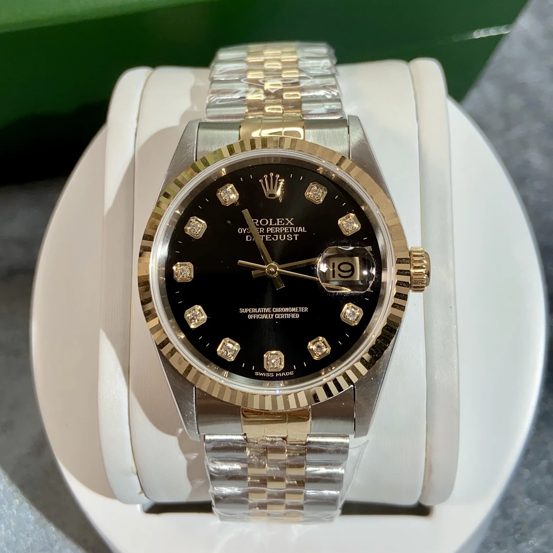95新 Rolex/劳力士 16233/36表径/原盘原钻/自动机械/单表