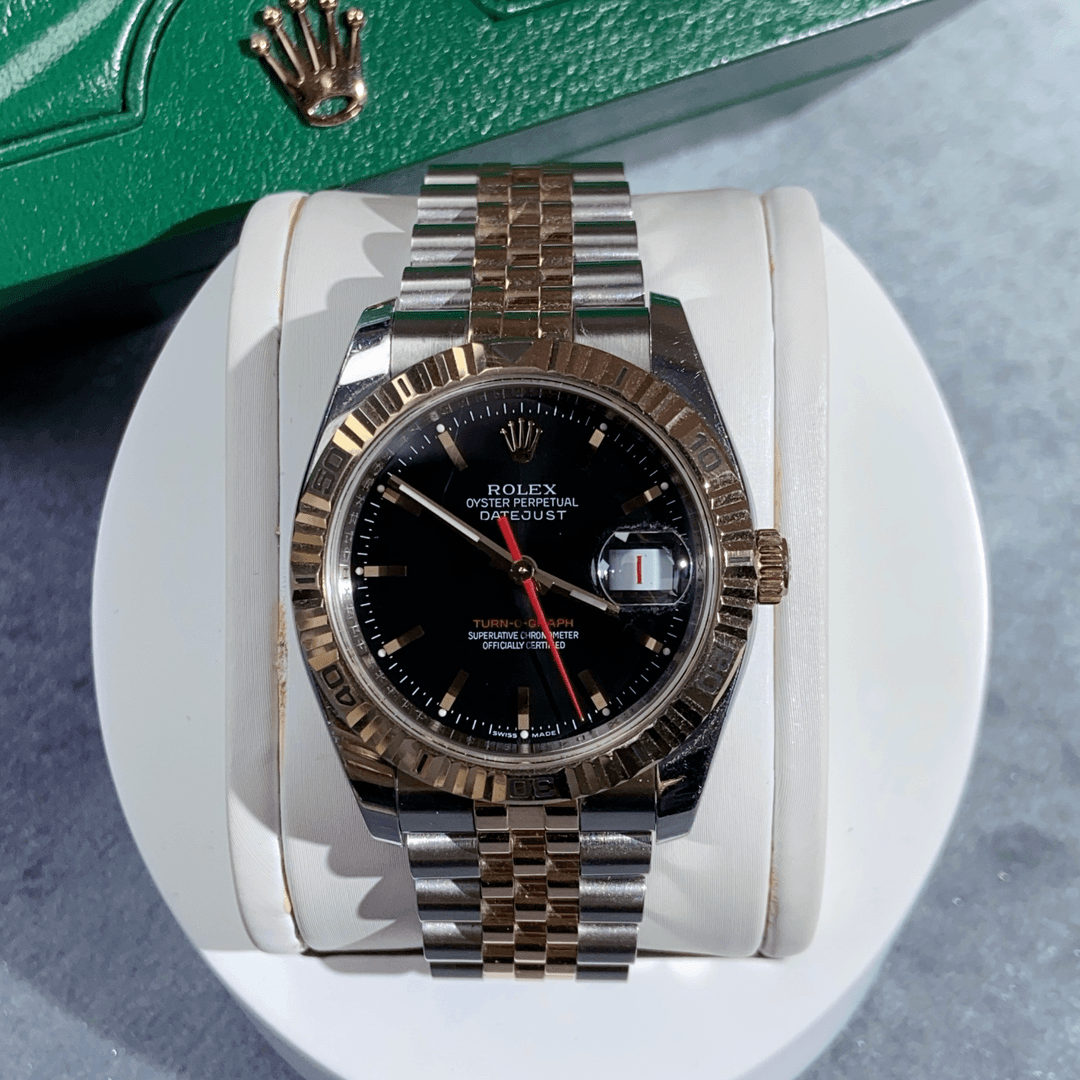 99新 Rolex/劳力士 日志系列/中性/单表/爬山虎/116261/36mm