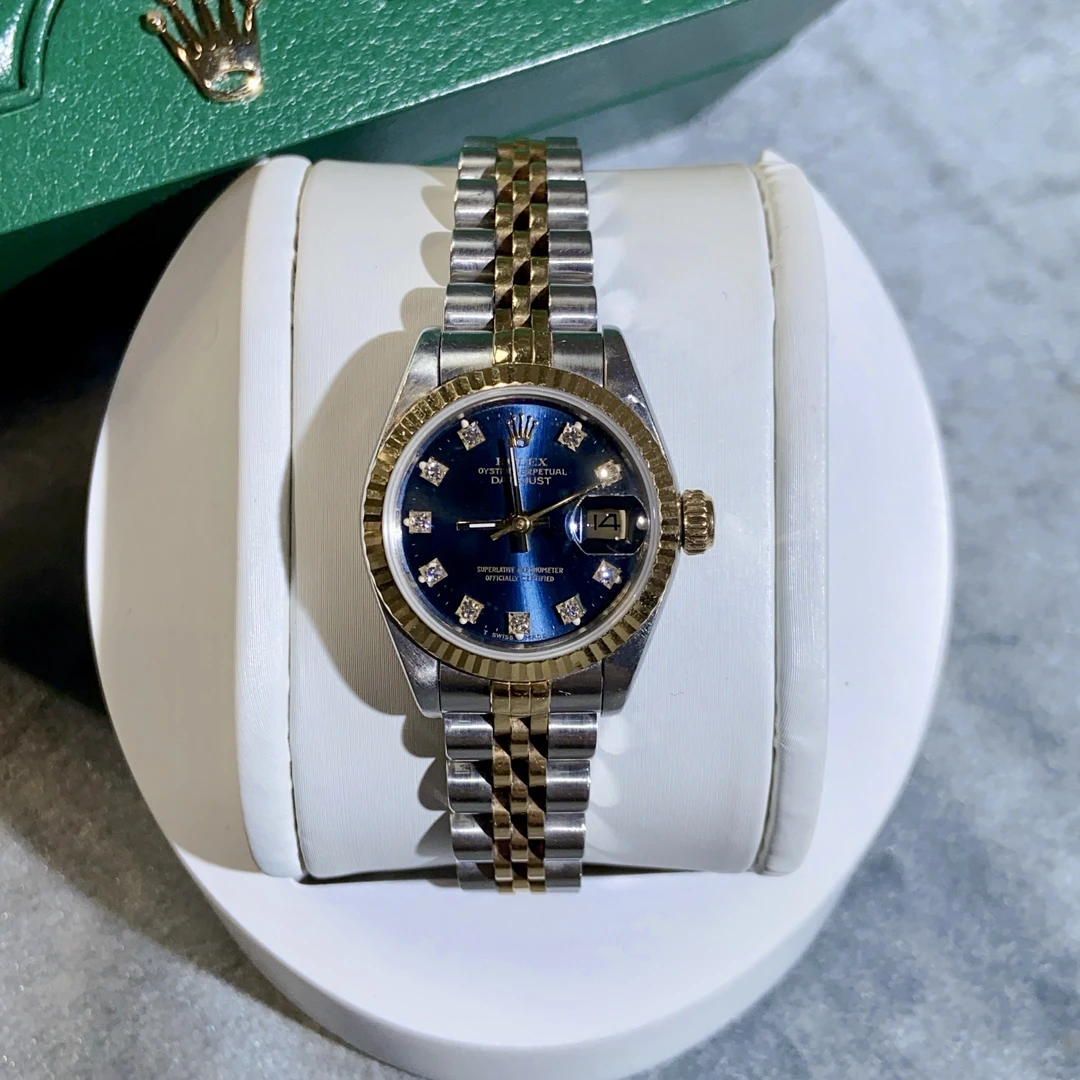 99新 Rolex/劳力士 日志系列/女表/原盘原钻/单表/69173/26mm