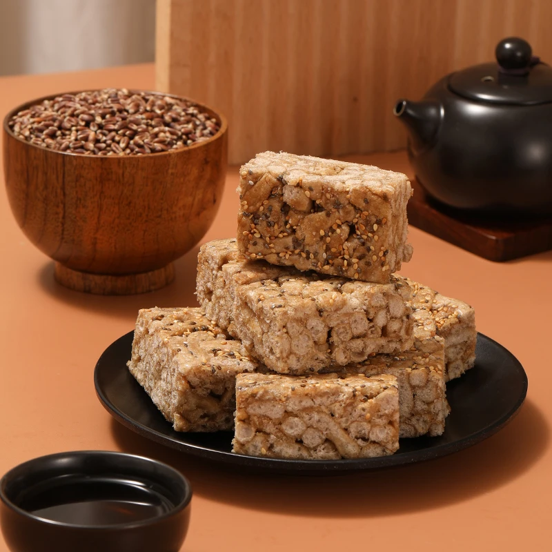 黑麦沙琪玛无蔗糖代餐粗粮饱腹休闲追剧小零食