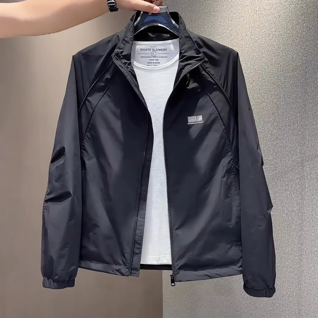 男士外套新款2024爆款潮牌工装立领夹克痞帅男装秋季户外休闲上衣