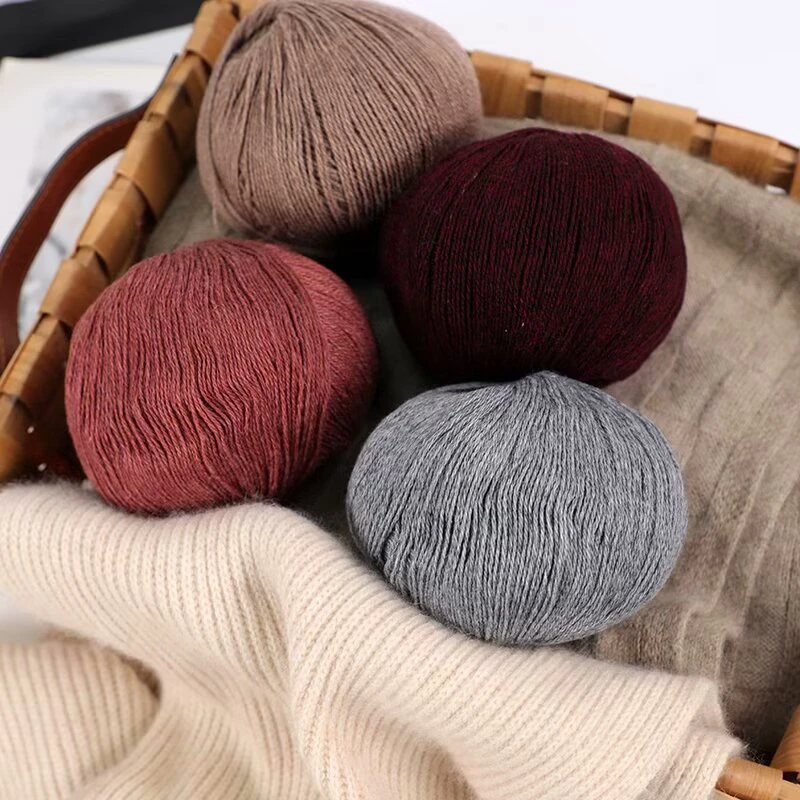 (买五送一)精品羊绒围巾线手工diy编织柔软亲肤贴身手编