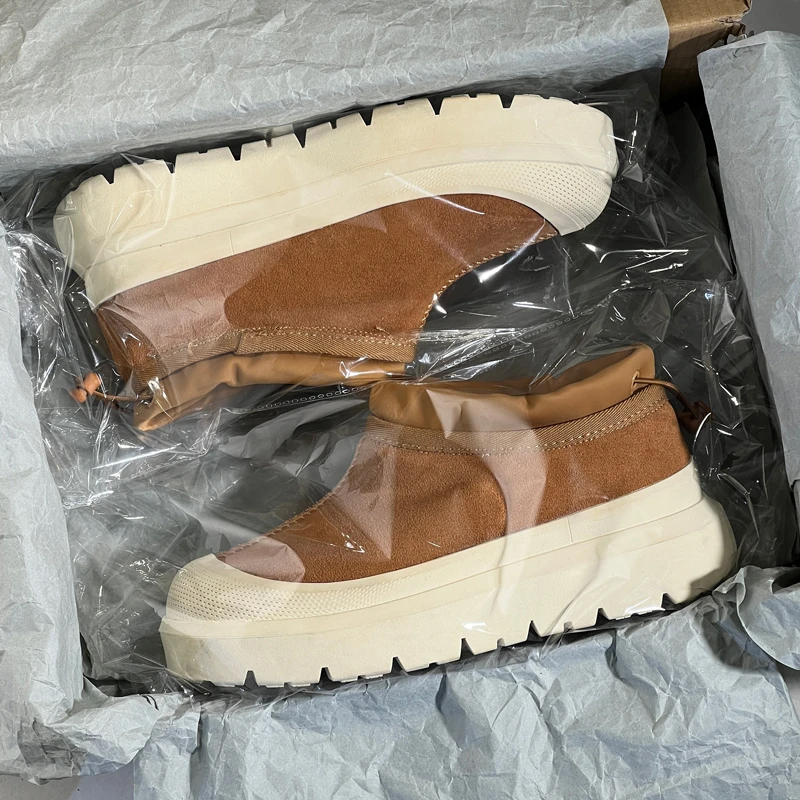 大橘底塔斯曼雪地靴厚底加绒短筒桑坡男女保暖搭子2025冬季新款潮