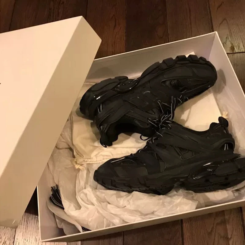 三代老爹鞋厚底2025新款运动巴黎男鞋科技感小众时尚休闲鞋女正品