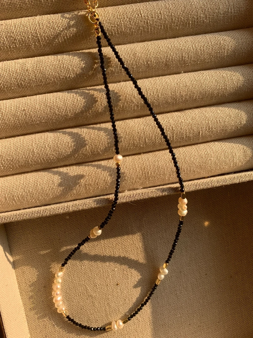 非金属珐琅项链 【魅影】精美爆款气质百搭通勤项链