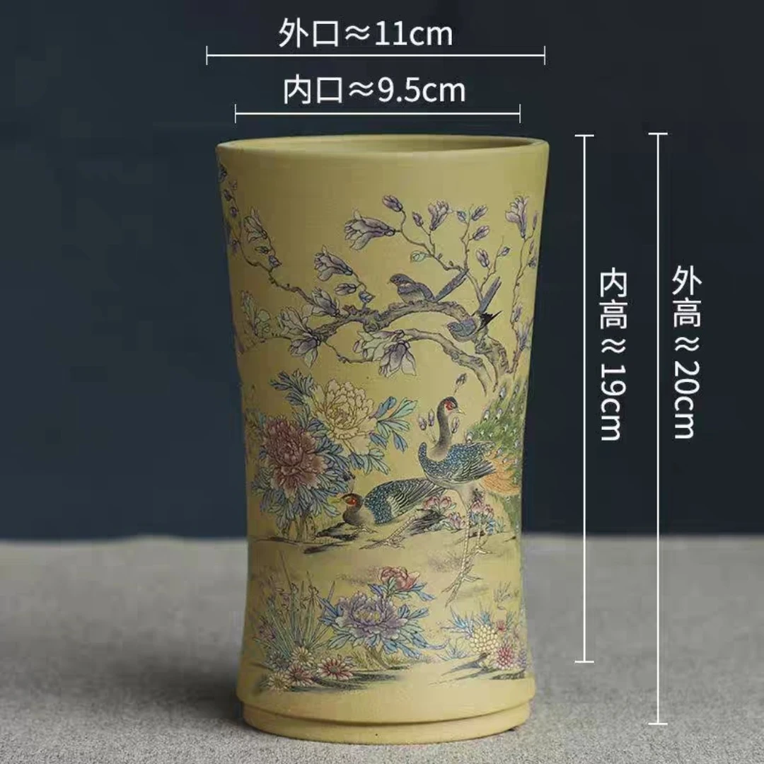 创意紫砂兰花盆透气绿植盆栽君子兰花卉花盆