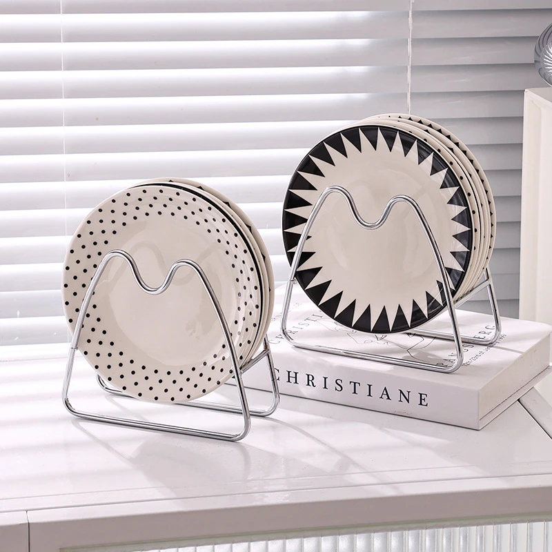 乐瓣赫本风陶瓷吐骨碟家用骨碟小碟子餐桌垃圾渣盘零食可进洗碗机