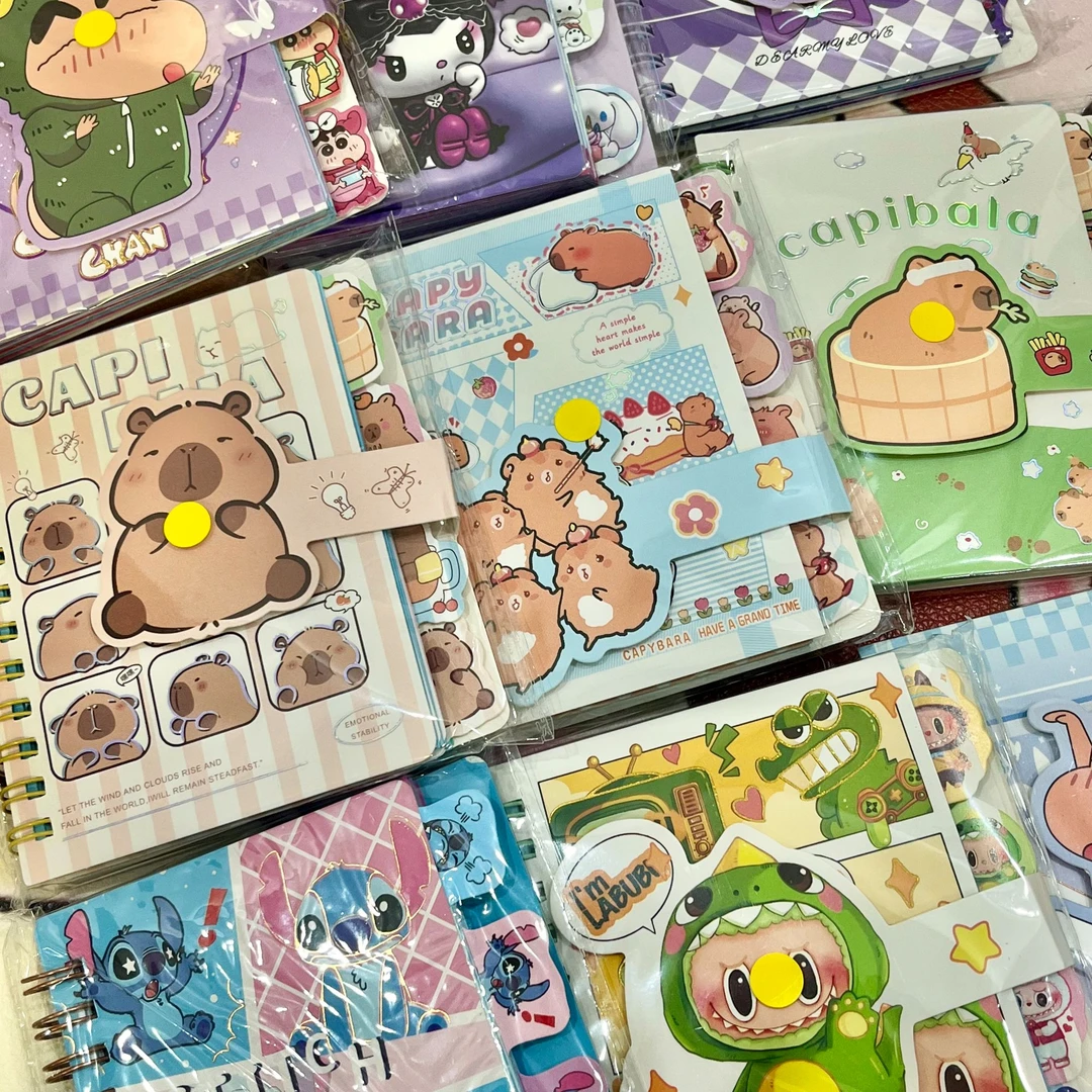【播播间现场配货】卡通限定创意口袋本线圈本