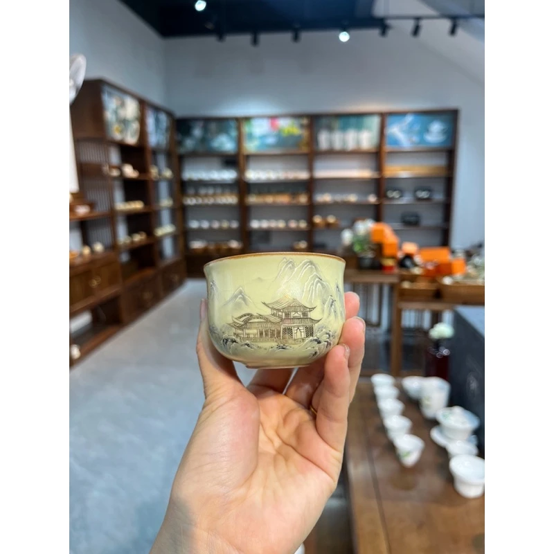 束腰杯亭台楼阁80毫升