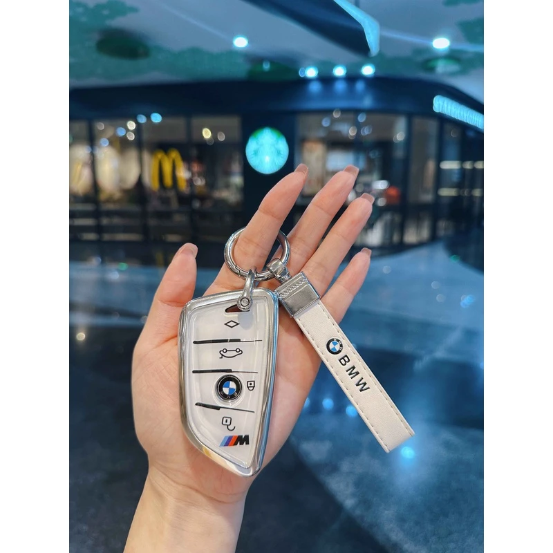 宝马钥匙套新5系3系7系x2x3x5刀锋壳530li金属8系i3包铝合金女扣