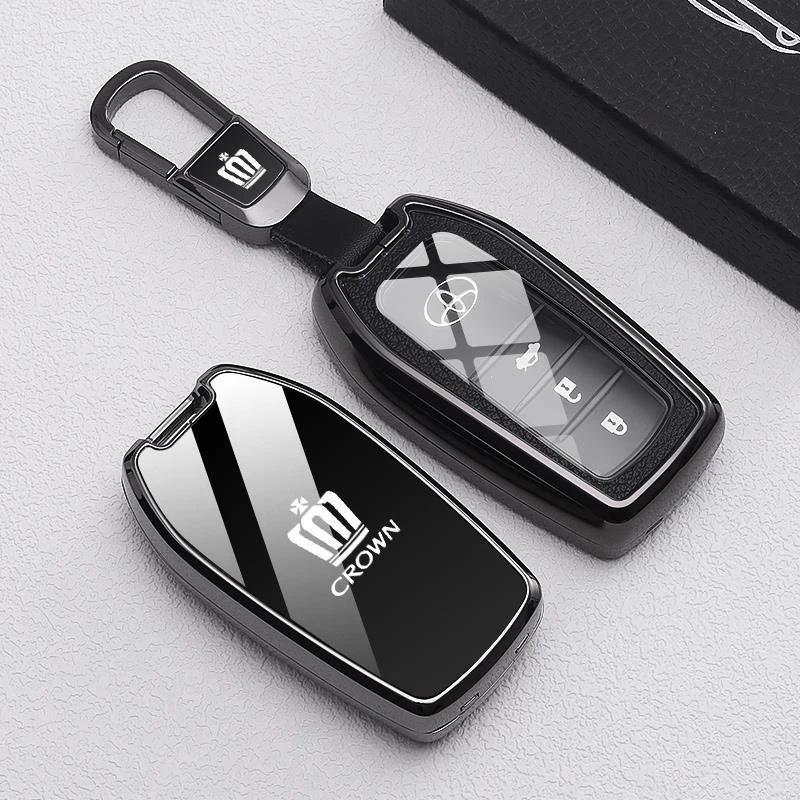 适用25款皇冠陆放钥匙套专用丰田14代皇冠威尔法25车钥匙套保护套