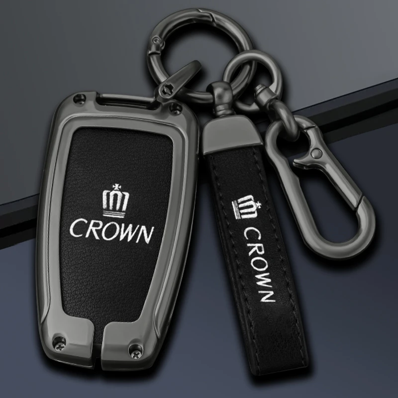 适用丰田2023款皇冠陆放钥匙套22/23款路放专用汽车金属全包扣壳