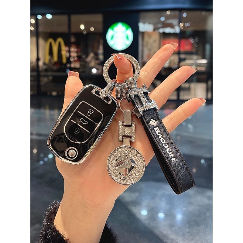 宝骏510钥匙套专用560/730/530悦也e200/kiwi/310w/360/rs3汽车扣