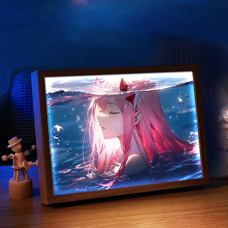 国家队02动漫灯光画电竞房间装饰画氛围灯画发光小夜灯送生日礼物