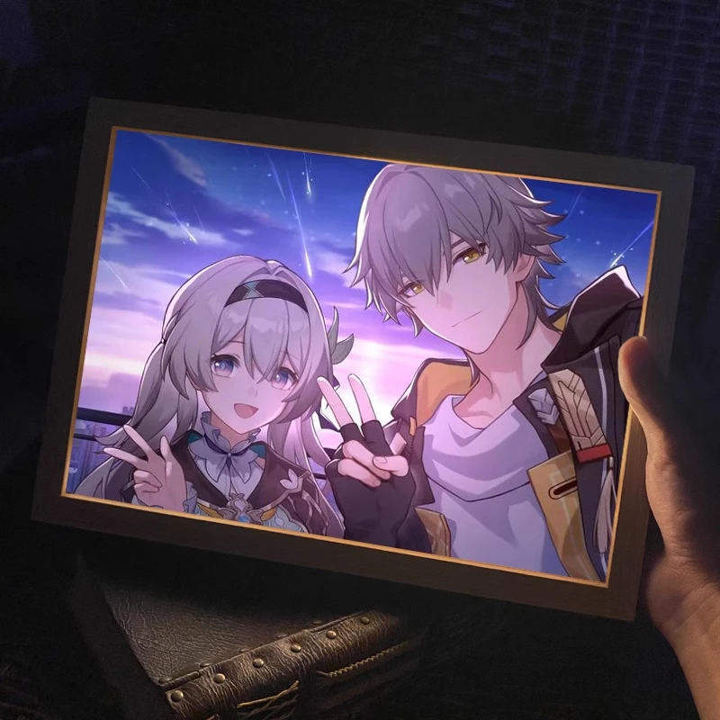 流萤灯光画动漫画崩坏星穹铁道周边创意照片挂画花火创意生日礼物