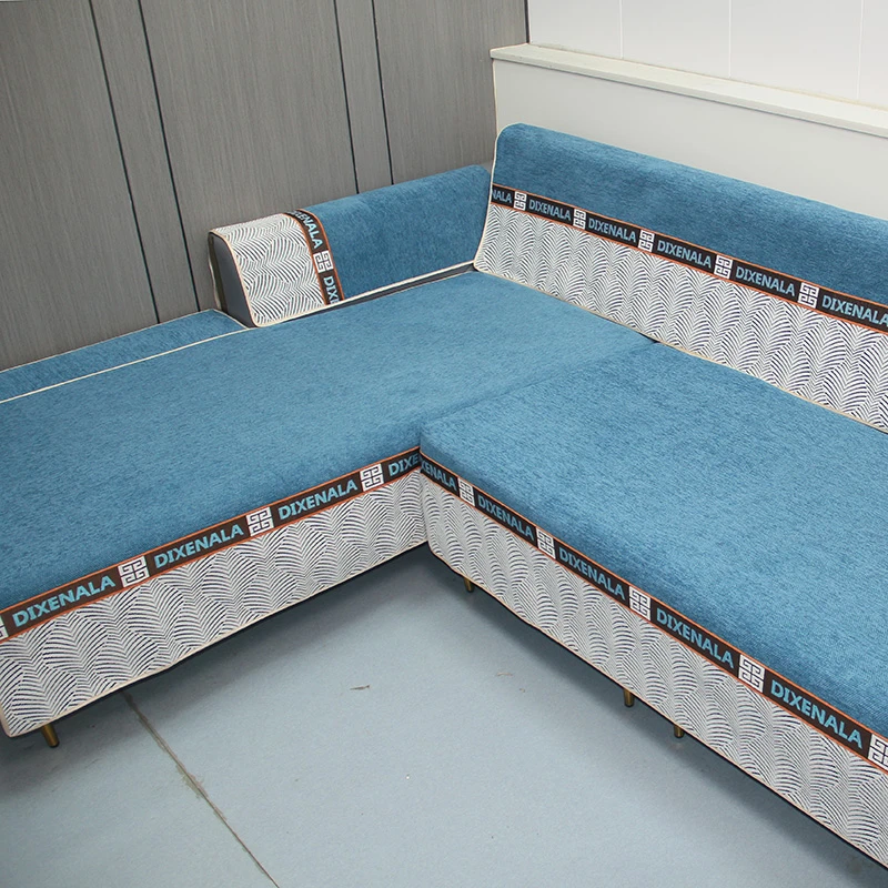 新款高档四季通用沙发垫防滑简约时尚新中式坐垫靠背