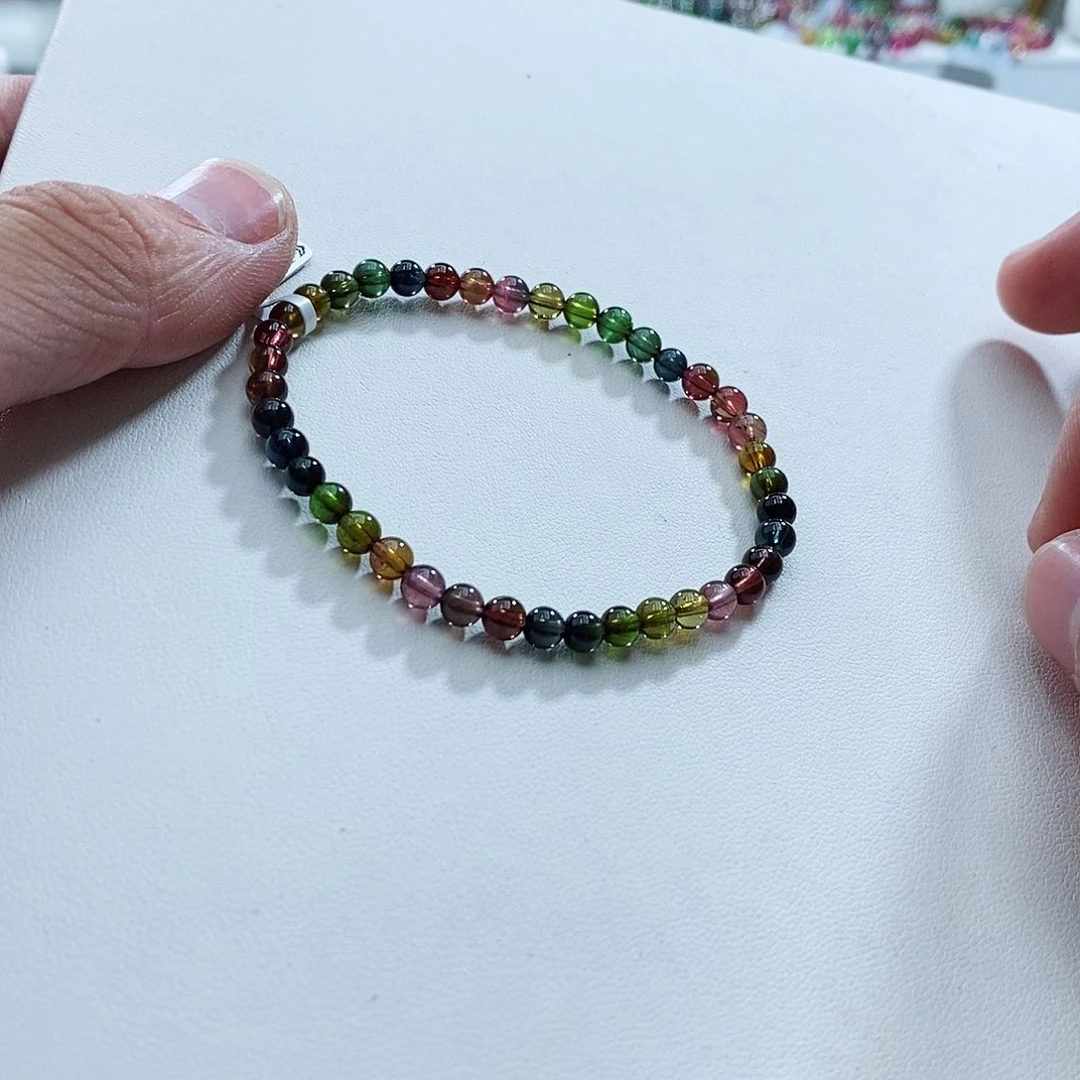 碧玺手链未镶嵌多样性发一条