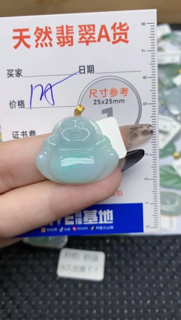 【闪购商品】翡翠颈饰18K金镶嵌251  天然翡翠A货