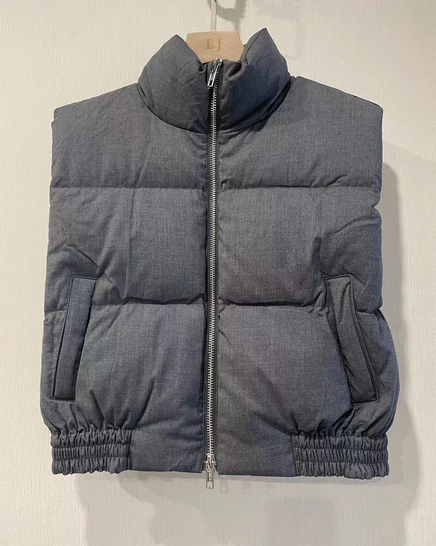 超厚款面包鹅绒马甲