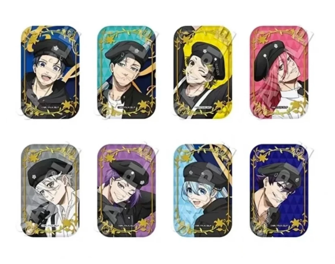 【蓝锁】蓝色监狱 loft烫金方 贝雷帽 方吧唧